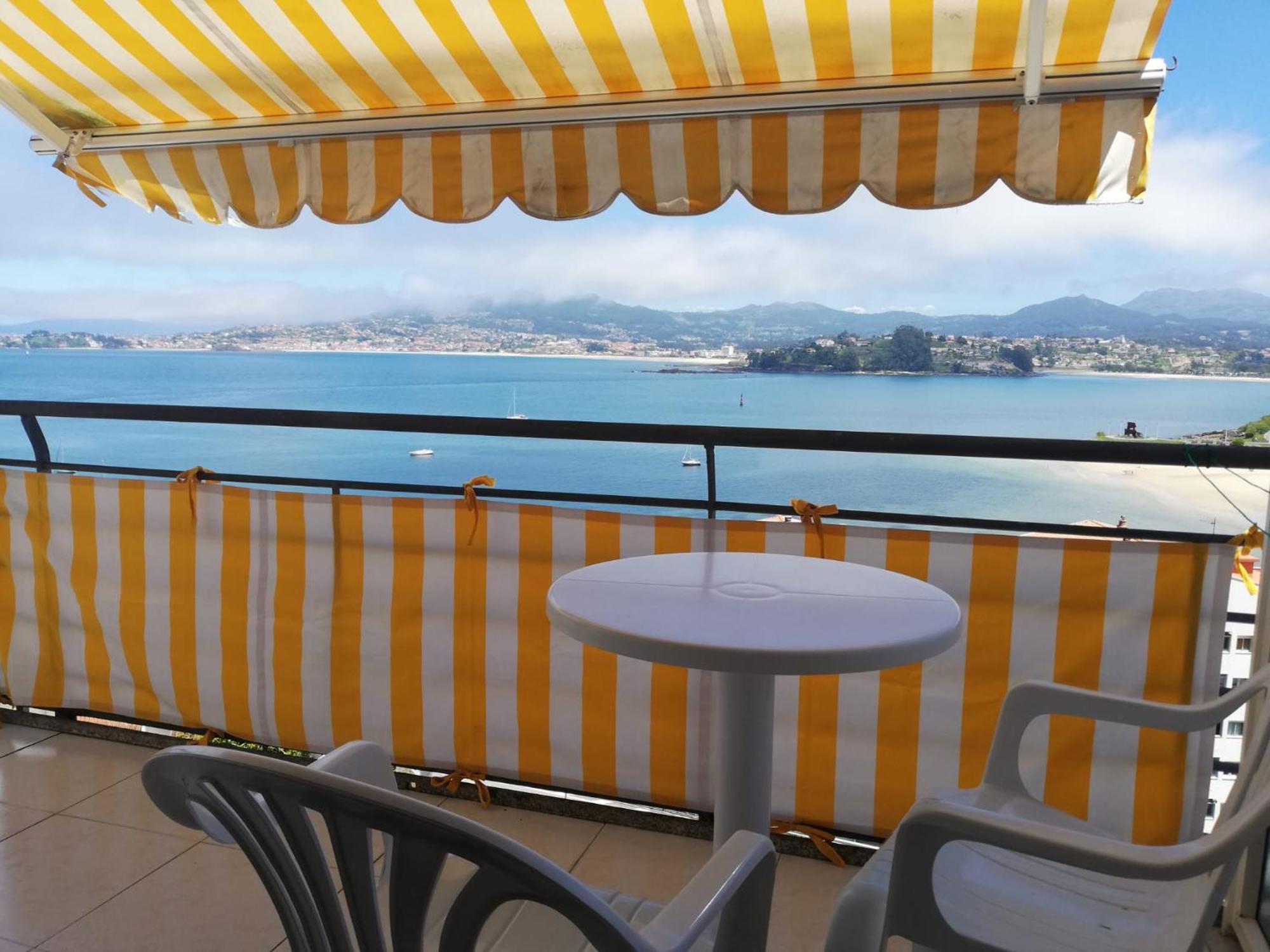 Apartamento En La Playa Ideal Para Grupos Baiona Ngoại thất bức ảnh