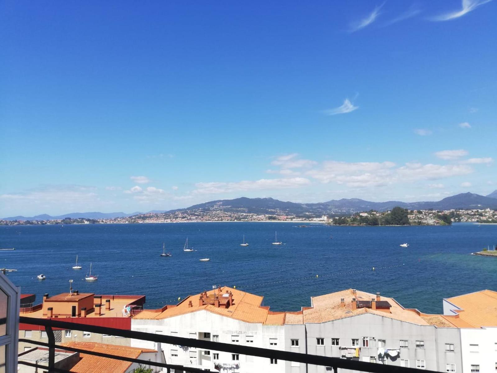 Apartamento En La Playa Ideal Para Grupos Baiona Ngoại thất bức ảnh